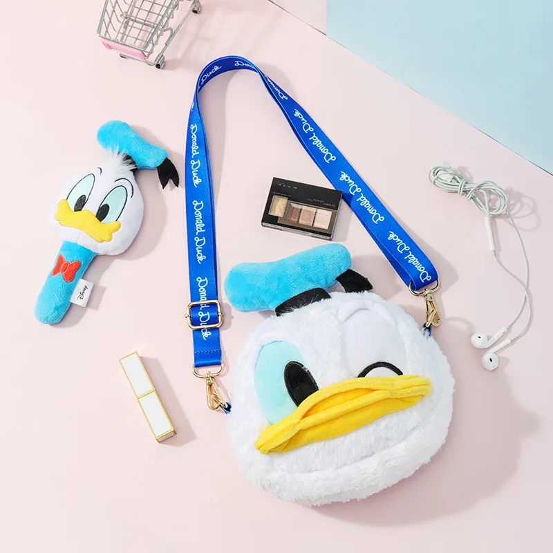 

Disney's new plush bag female cartoon cute messenger shoulder bag large capacity tote bag