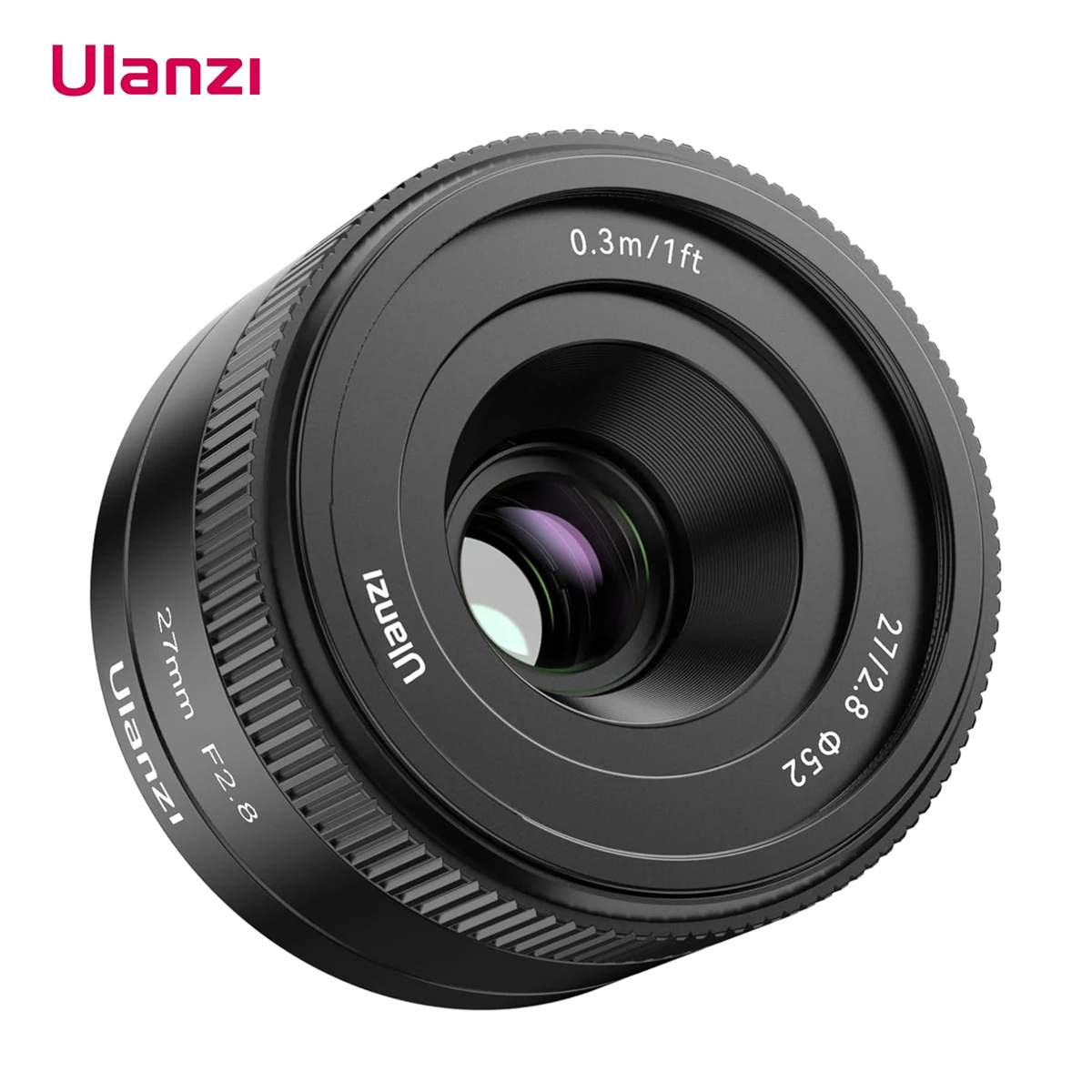 Фото Ulanzi APS-C Автофокус 27 мм F2.8 Автофокус Объектив для Sony ZV-E1 ZV-E10 A6000 A6400 A6500 A6600 A7RM4 A7RM2 A7M4 A7 №1