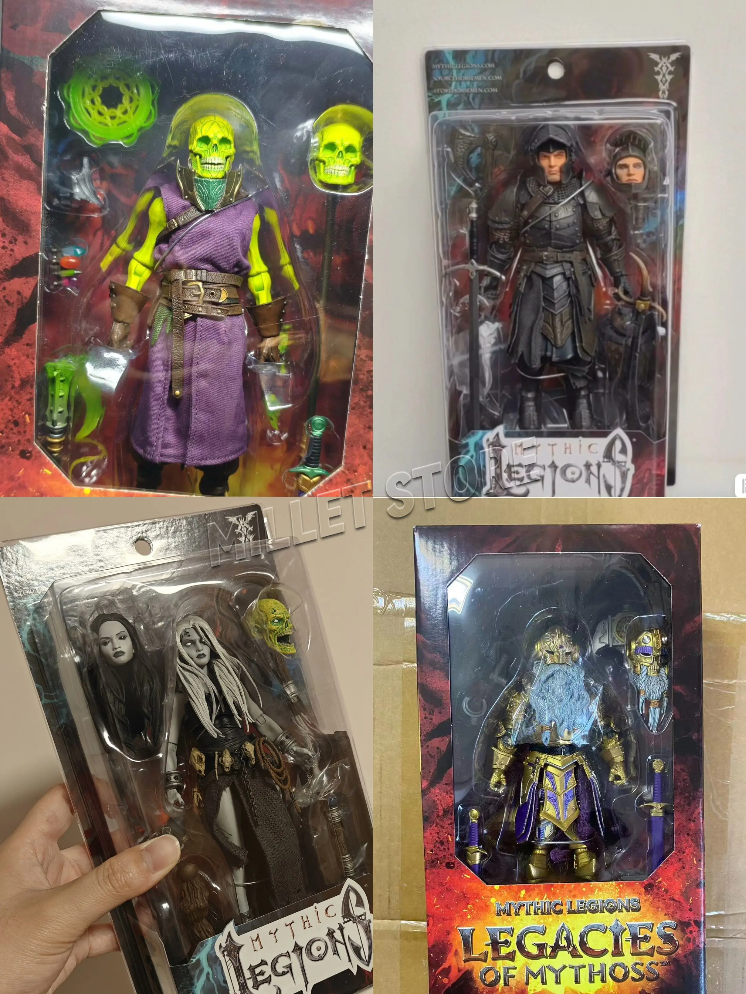 Фото Фигурка Four Horsemen Mythic Legions 1/12, эксклюзив LegionsCon 2025, Скафоид, Воин, Чурель, Сэр Вальгард, аниме-игрушка №1