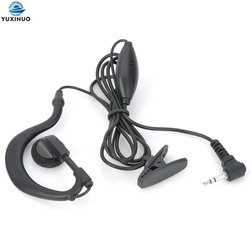10 шт. рация гарнитура 1 контакт 2 5 мм PTT микрофон ушной крючок для Motorola T6200 6200C TKLR T3 T6