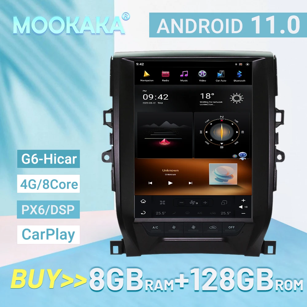 

Android 11 For Toyota Reiz 2010-2013 Car radio Player GPS Navigation Voice control PX6/G6 8G 128GB 4GLET 8core Carpay