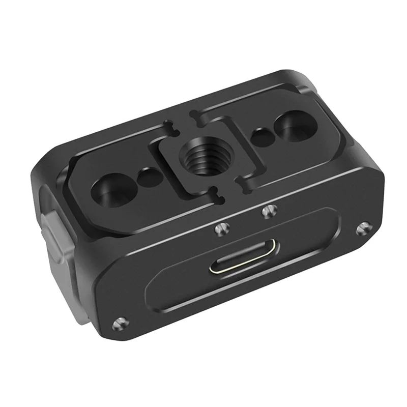 2 In1 Magnetic Charging Adapter Foldable Tripod Mount 1/4 inch Interface for ACTION Action Camera