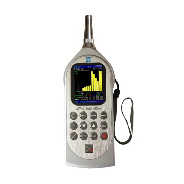 

Large Color Screen digital Integrating sound level meter Class 2 AWA5688 Traffic Noise Measurement Range 28-133dB Sound Monitor