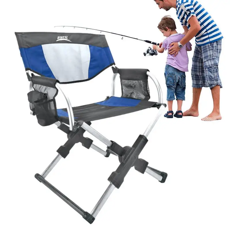 

Fishing Folding Chair Beach Aluminum Alloy Oxford Cloth Nylon Mesh Tourist Tent Travel Camping Chairs Bearing Capacity 100kg