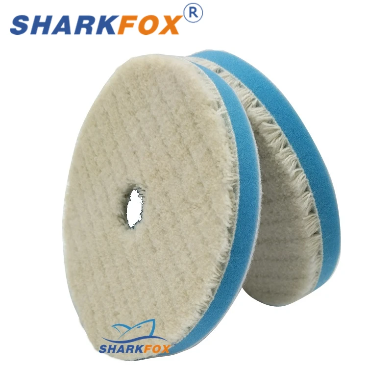 

Sharkfox 5 "/6"/7 дюймов японская шерстяная полировальная подушечка для полировки кузова шерстяное колесо для автомобиля полировщик шерстяная чистящая подушечка для полировки автомобиля