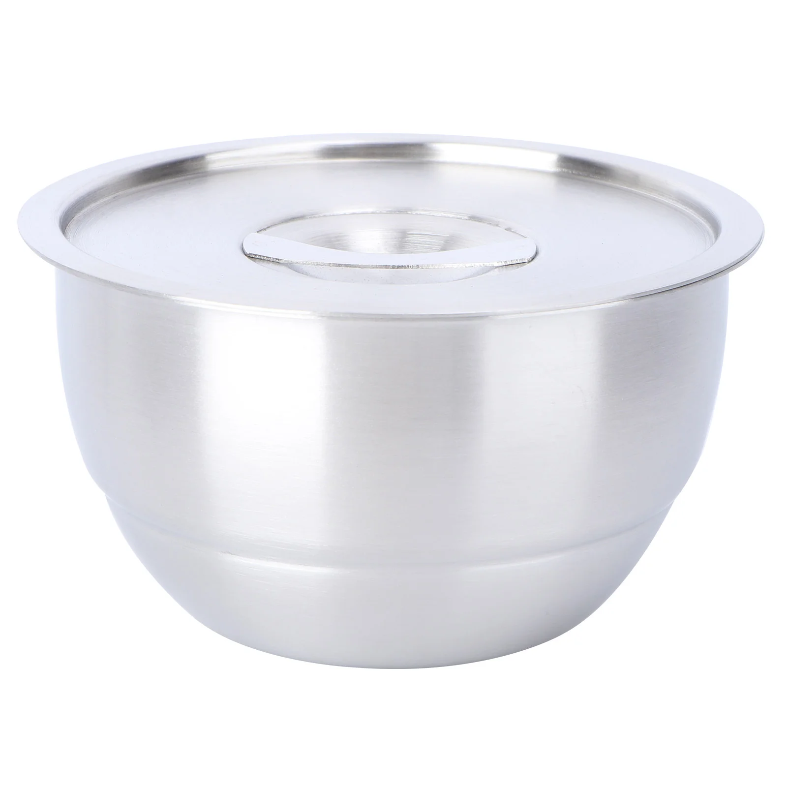 

1Pc Stainless Steel Bowl Nice Fine Safe Household Ramen Bowl Large Bowl with Lid Steamed Egg Bowl