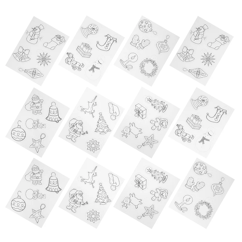 

Shrink Sheets Shrinky Christmas Paper Heat Shrinkable Crafts Handmade Sheet Films Dink Clear Sanded Craft Material Holiday