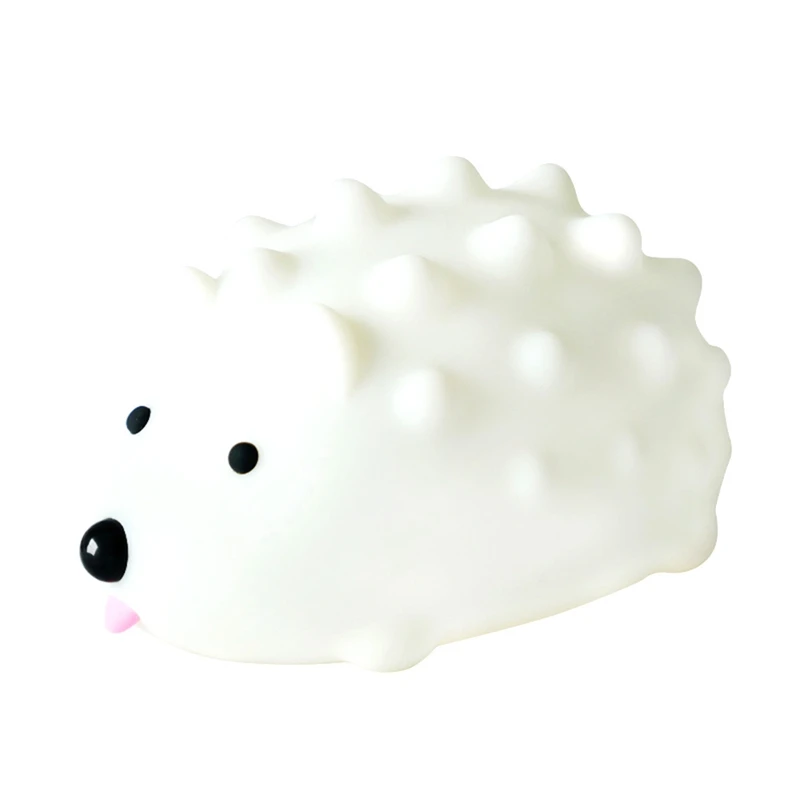 

Cute Night Light Hedgehog Pat Light Lamp Soft Silicone Nightlight For Kids Toy Gifts Room Decor