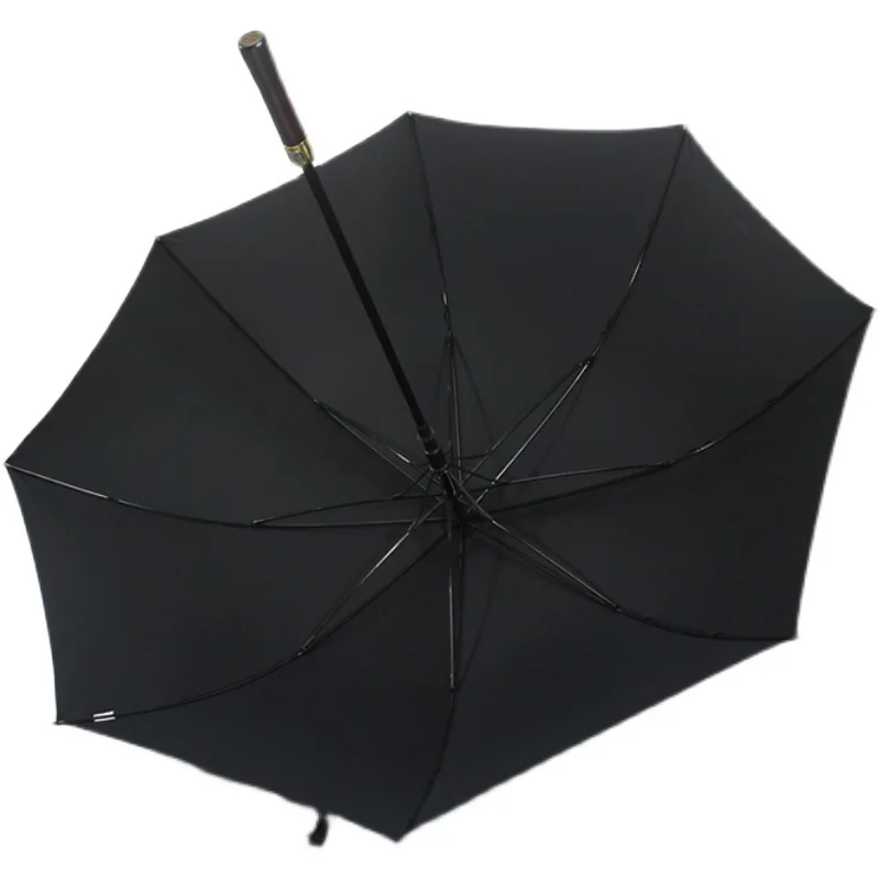Большой Зонт мужской деловой длиной 132 см ветрозащитный зонтик от дождя и ветра