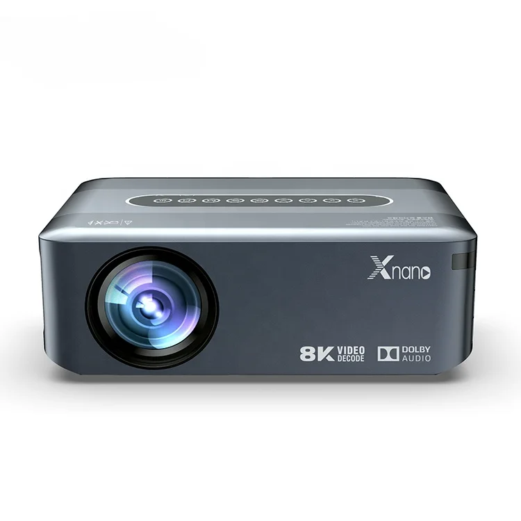 

Портативный мини-проектор Amlogic T972 X1, Android 9,0, 1080P, 4K, 8K, с громкими динамиками