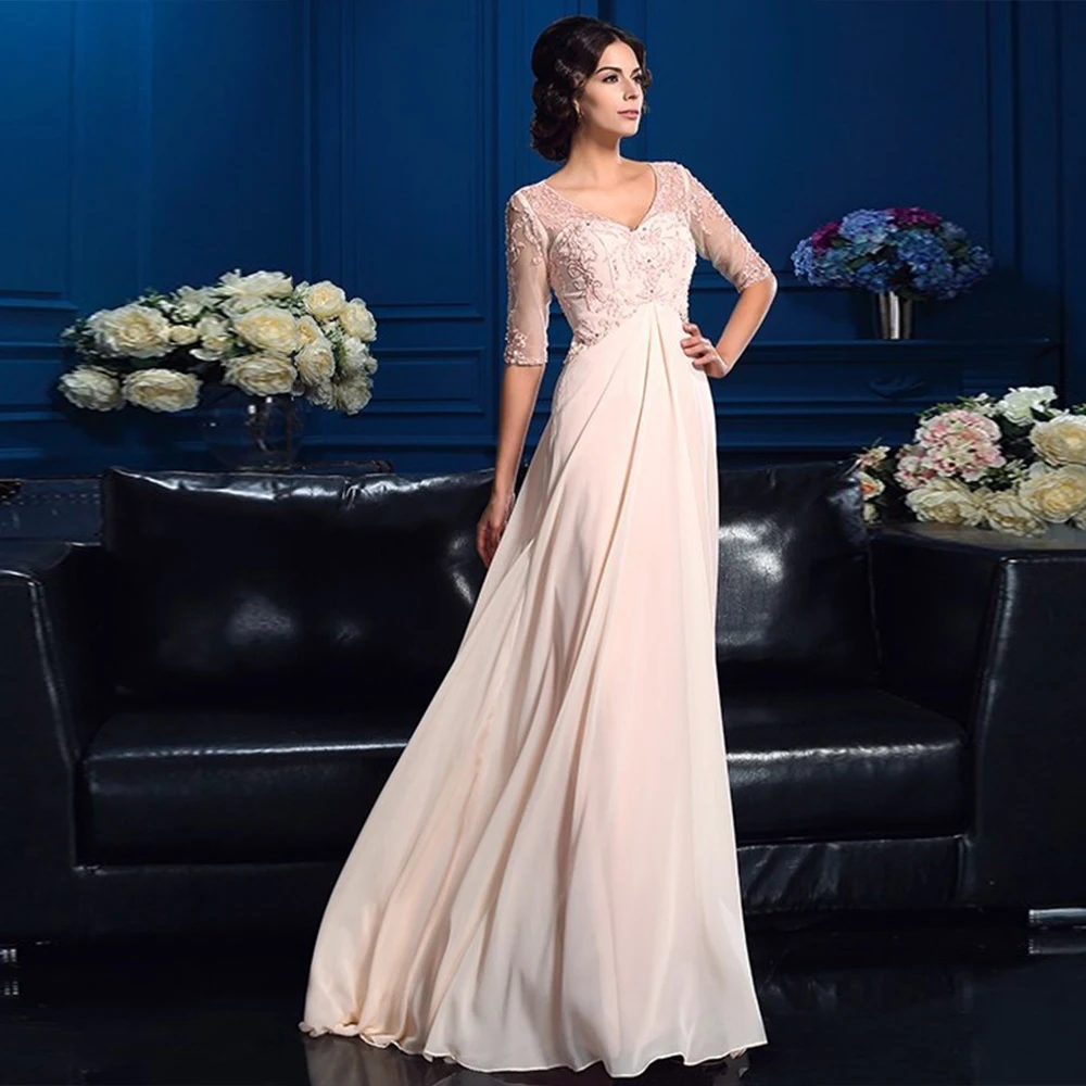 Шифоновые платья для матери невесты 2022 бисерное иллюзионное сексуальное платье