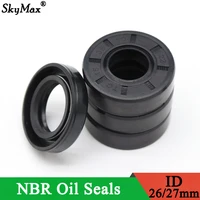 id 2627mm nitrile rubber seal tc 2627343537384748525567810 nitrile double lip oil seal