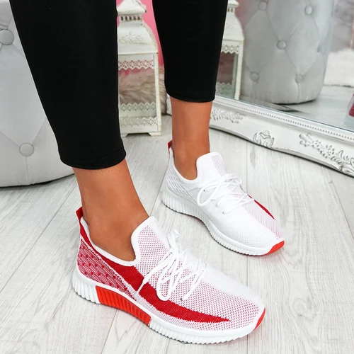 

New Women Shoes Spring Casual Breathable Flying Woven Women Shoes Light Flat Shoes Women Casual Sneakers Flats Ladies Sneakers