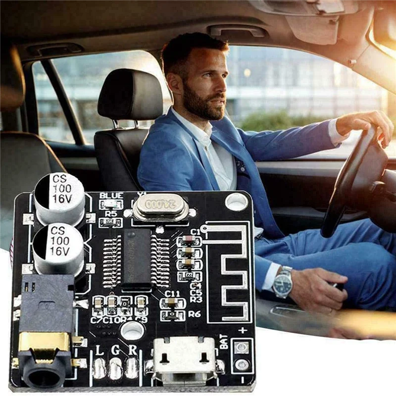 Аудиоприемник BT5.0 + комплект аудиокабелей один-два MP3 Bluetooth-декодер без потерь