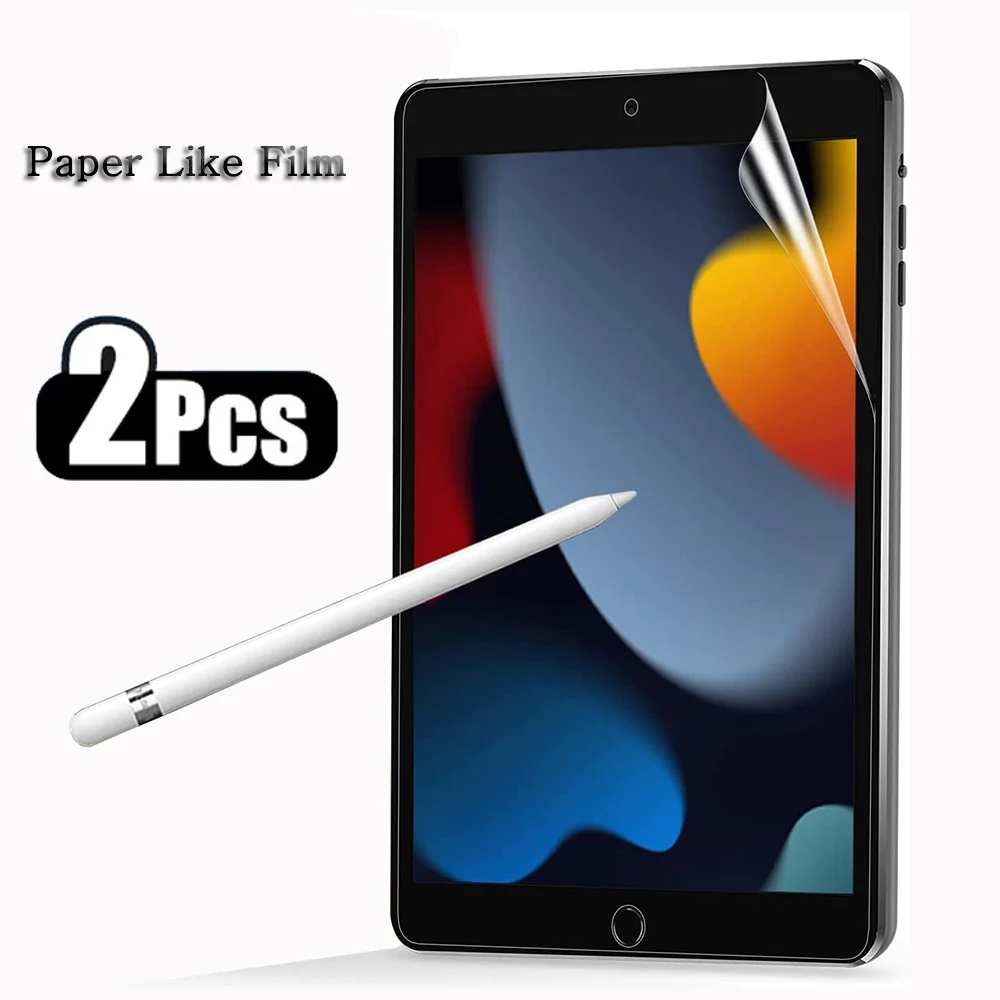 

(2 Packs) Paper Like Screen Protector For Apple iPad Air 1 2 2013 2014 9.7-inch Anti Glare Matte Film For iPad Air1 Air2