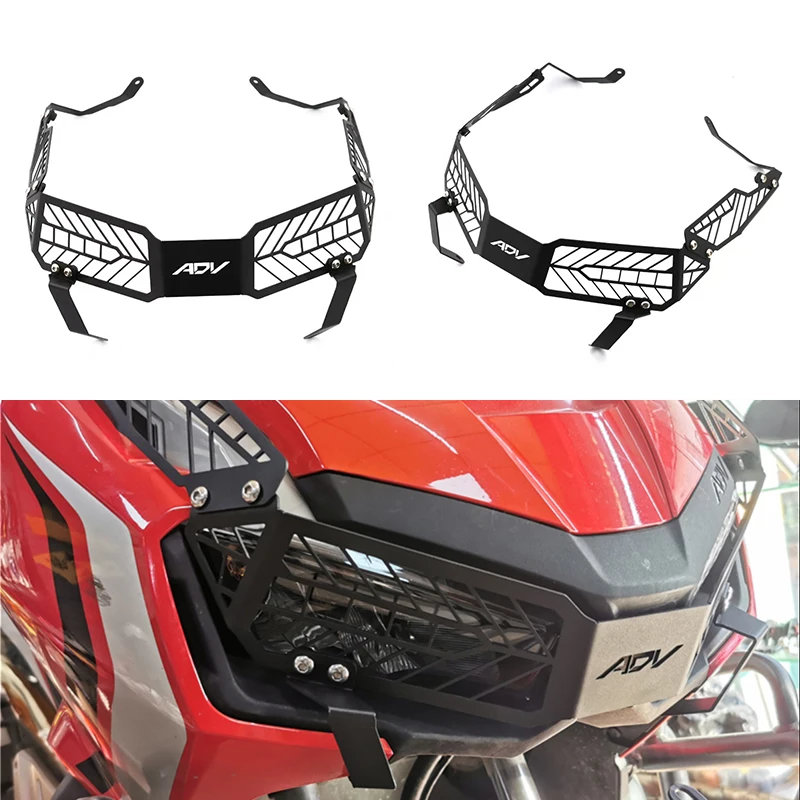 

CarDutiful for HONDA ADV 150 2019-2021 Headlight Grille Cover Headlight Protector, Alloy Motorcycle Accessories