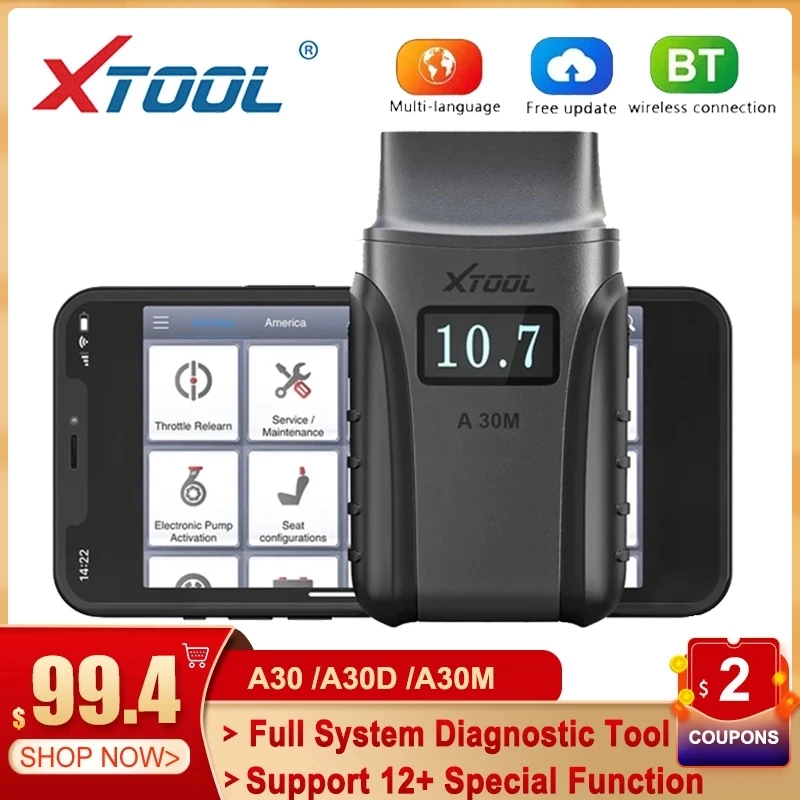 	  XTOOL D7 All System Diagnost	