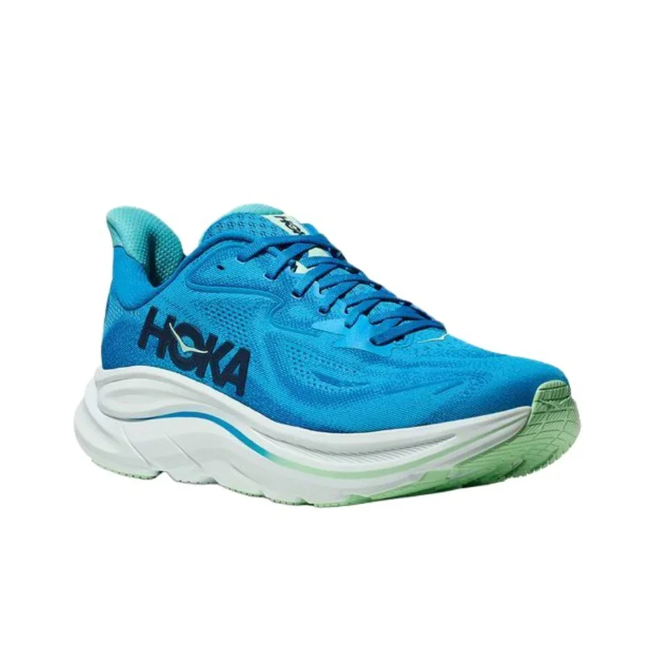 Фото Кроссовки HOKA ONE ONE CLIFTON 10 с низким верхом, подошвой из EVA и резиновой подошвой для повседневной носки, поездок по городу и бега. №4