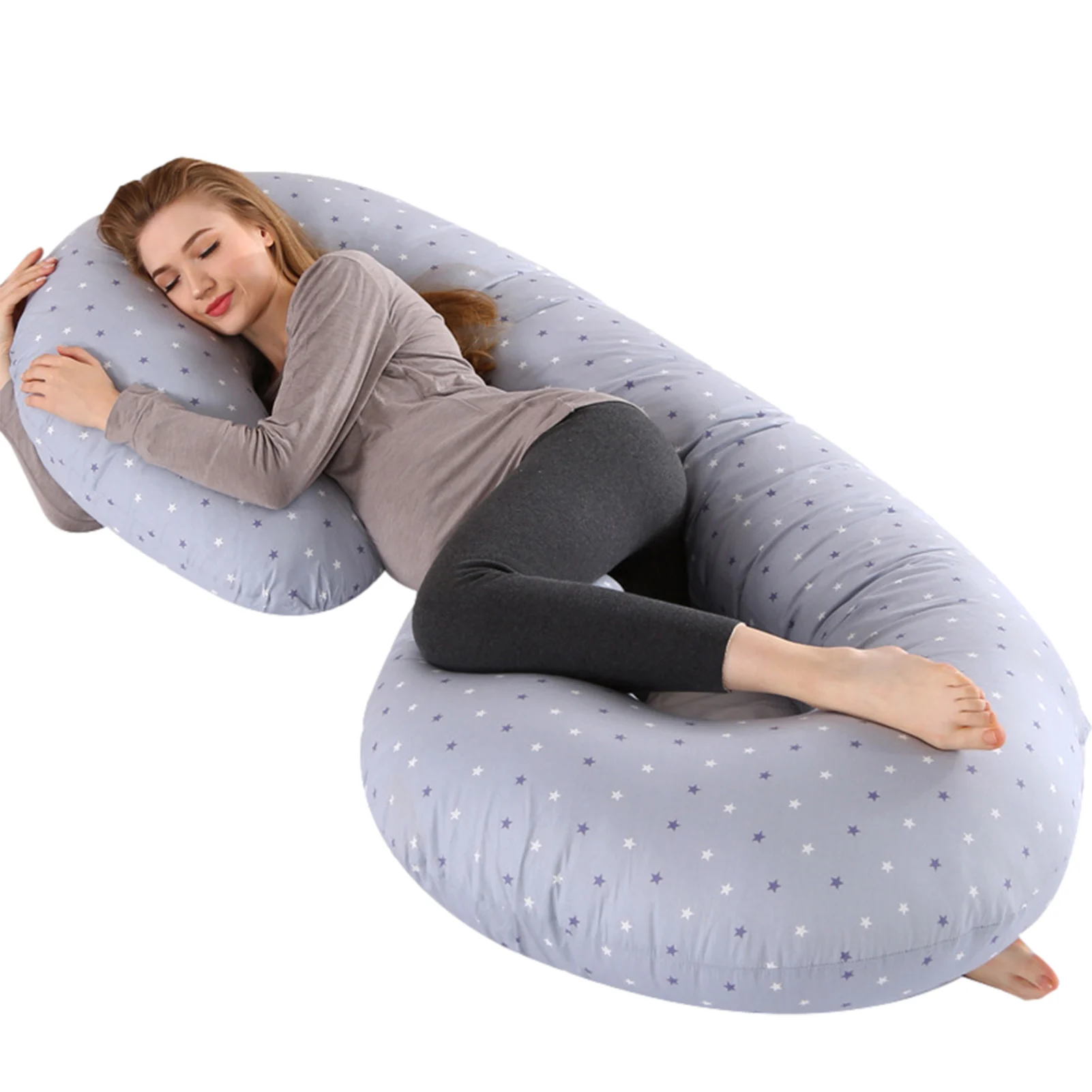 

C Shaped Maternity Pregnant Woman Waist Back Support Side Sleep Full Body Pillow Nap Cushion Pregnancy Accessories