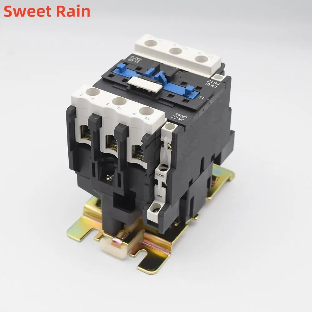Контактор переменного тока 40А 50А 3P+1NO1NC Установка на рейку lc1d CJX2- 4011 5011 1 нормально