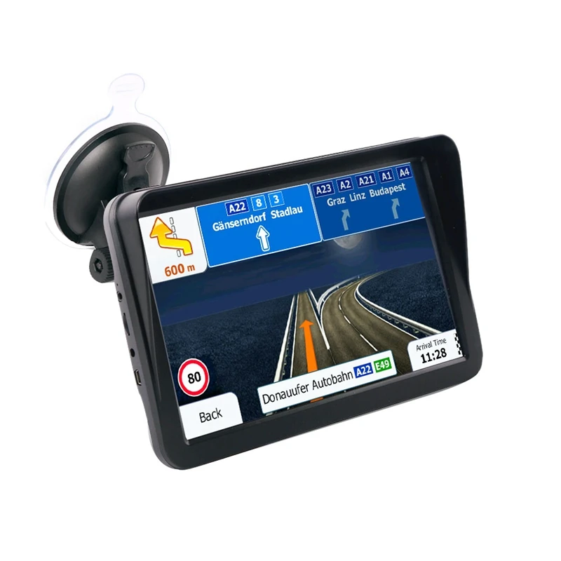 9 Inch Car Capacitive Screen Gps Navigator Bluetooth Fm 8G 256M Mp3/Mp4 Players Sun Visor Driving Voice