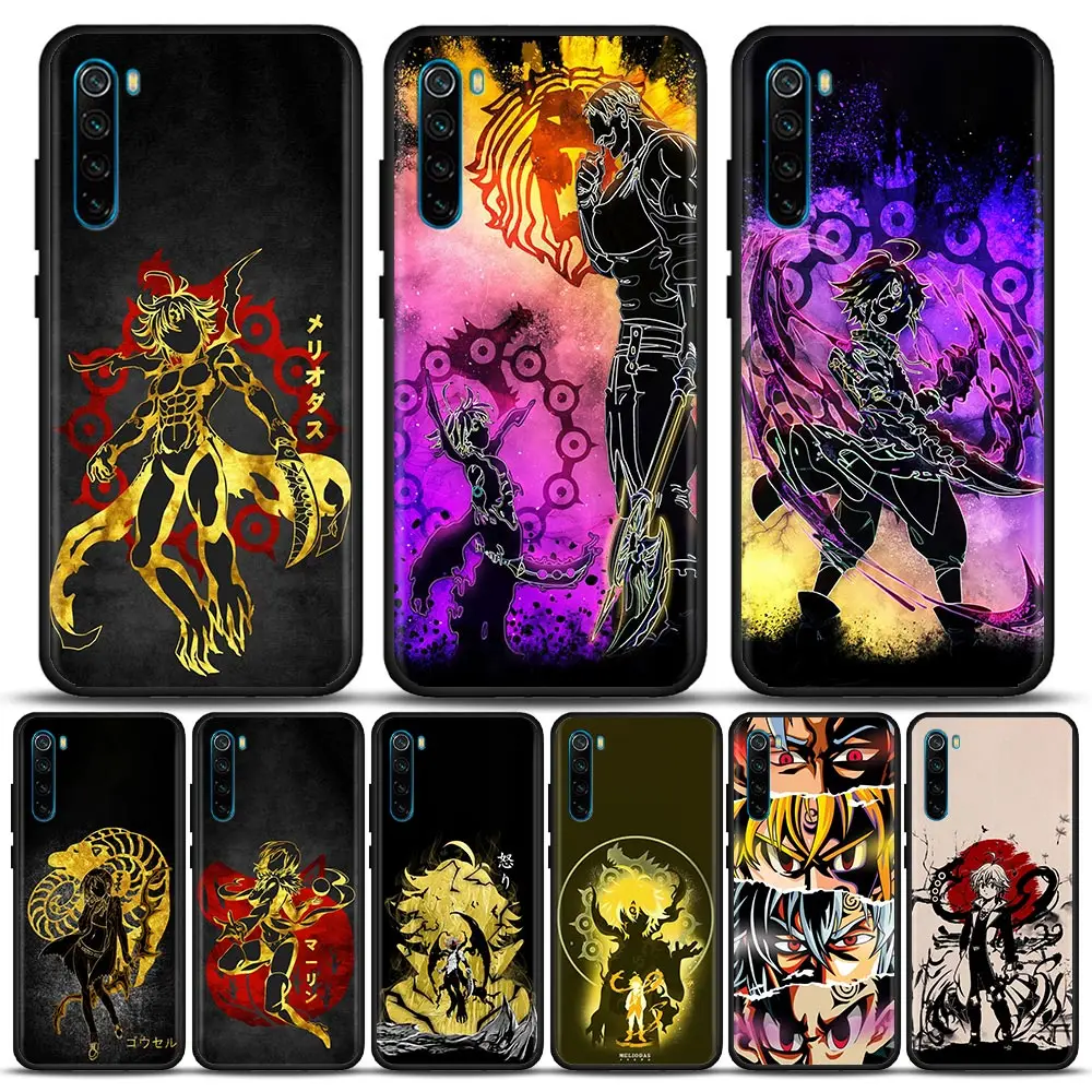 

The Seven Deadly Sins Anime Japan Phone Case For Redmi K40 K40S K50 6 6A 7 7A 8 8A 9 9A 9C 9T 10 10C Pro Plus Gaming Cover Funda