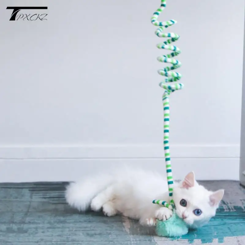 

Wool Cat Toy Funny Self-hey Hanging Door Automatic Scratch Rope Cat Stick Eagle Cat Interactive Cat Automatic Toy Supplies
