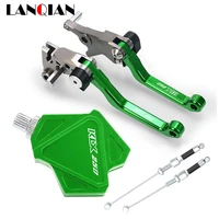 for kawasaki klx250 klx250s klx250sf 2008 2020 cnc brake clutch levers stunt clutch pull cable lever replacement easy system