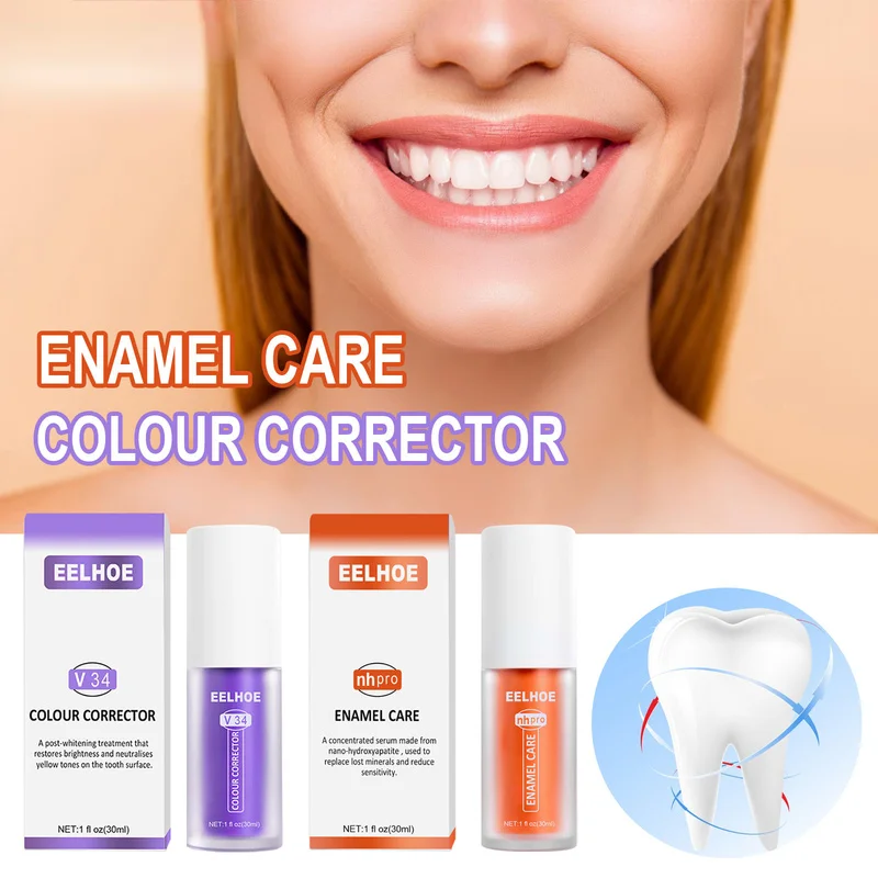 V34 Colour Corrector Serum Toothpaste Teeth Whitening Teeth V34 Colour Corrector Teeth Professional Dental Whitening  Hygiene