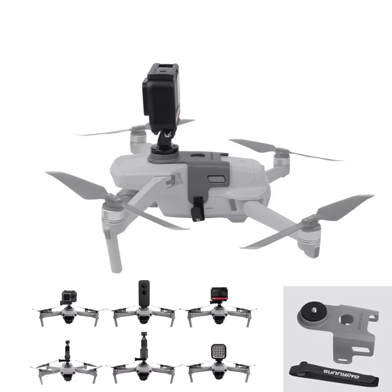 

Sports Camera Fill Light Holder Bracket for DJI Air 2S/Mavic Air 2 Drone for GoPro 10/Insta360/DJI Action 2 Cameras Holders