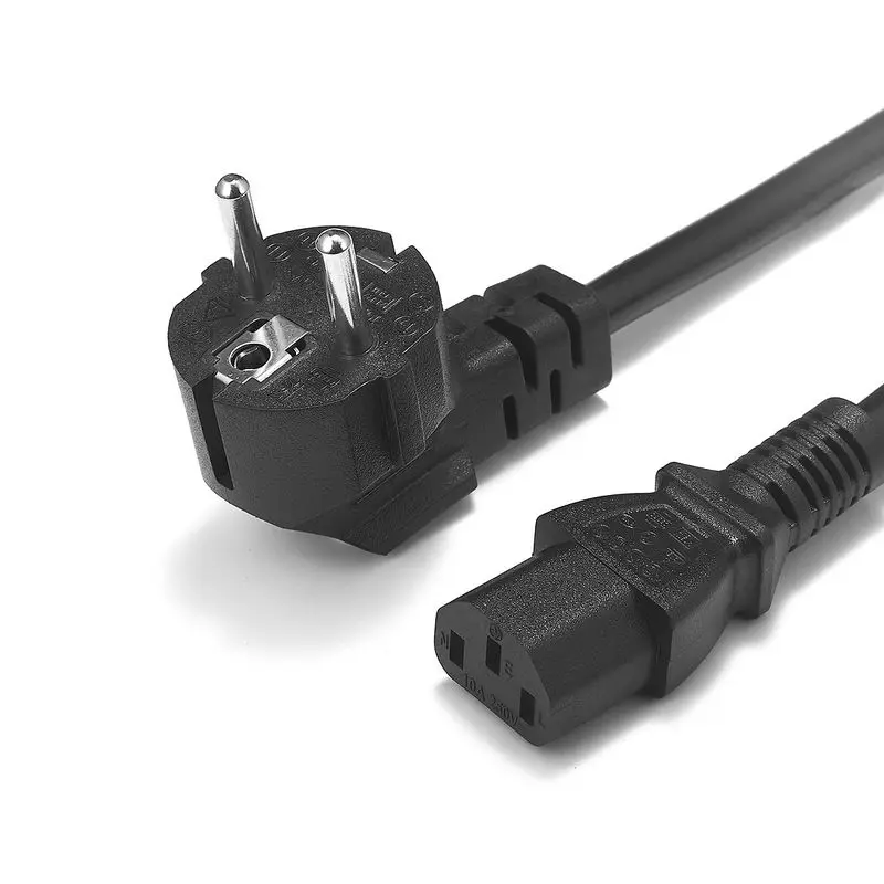 Кабель питания ЕС 1 М 1,5 м 6 футов 1 м м2 IEC C13 шнур питания для телевизора LG Dell PC монитор компьютера Antminer DJ сценическое освещение проектор