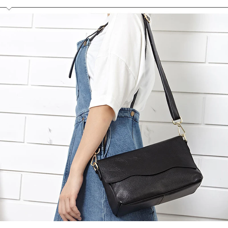 

Корейская модная трендовая дизайнерская сумка-хобо для женщин из натуральной кожи, Повседневная винтажная Сумка-тоут через плечо, сумка-мессенджер для дам