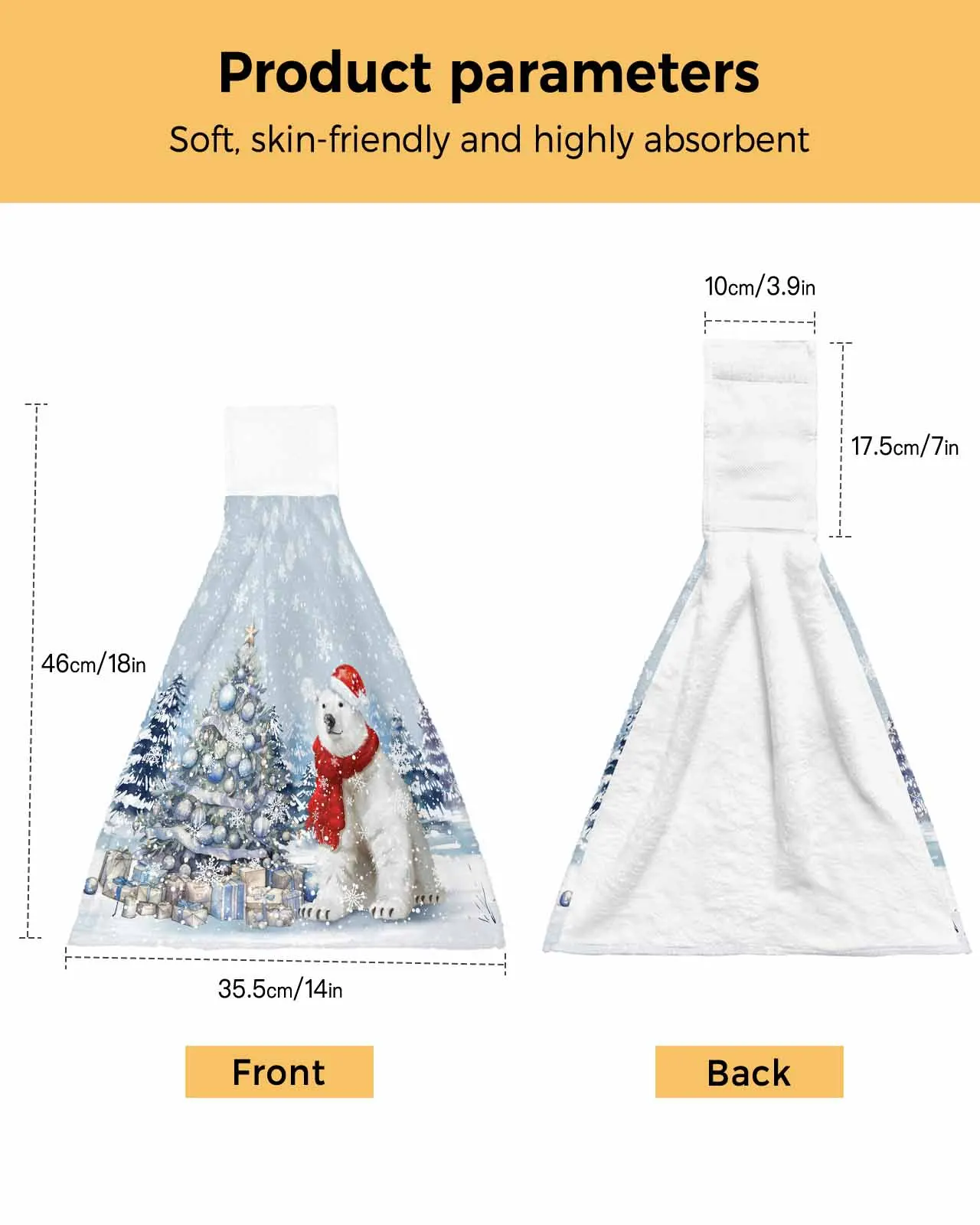 Рождественские снежинки Ретро Полотенце Коала Товары для ванной комнаты Мягкое