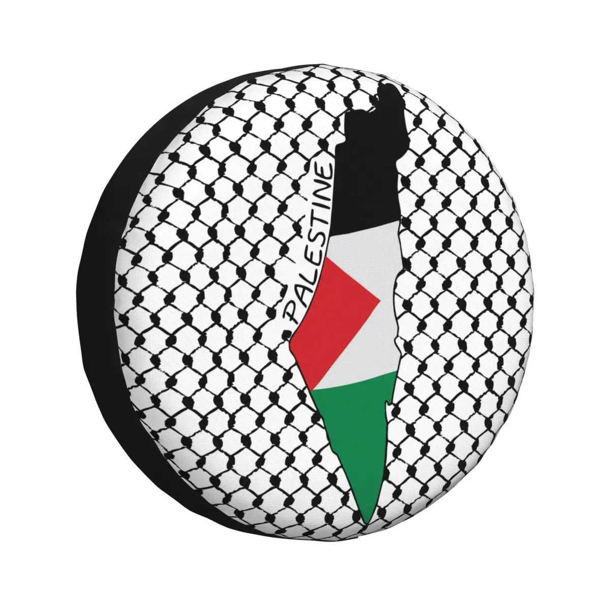 Чехол для запасного колеса с флагом Палестины и картой Jeep Hummer SUV RV защитные