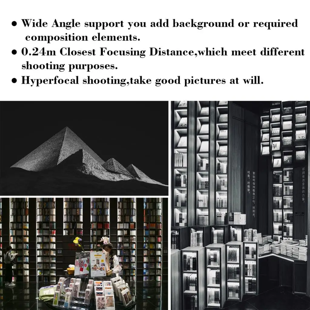 Полнокадровый ручной объектив AstrHori 24 мм F6.3 широкоугольный гиперфокальный
