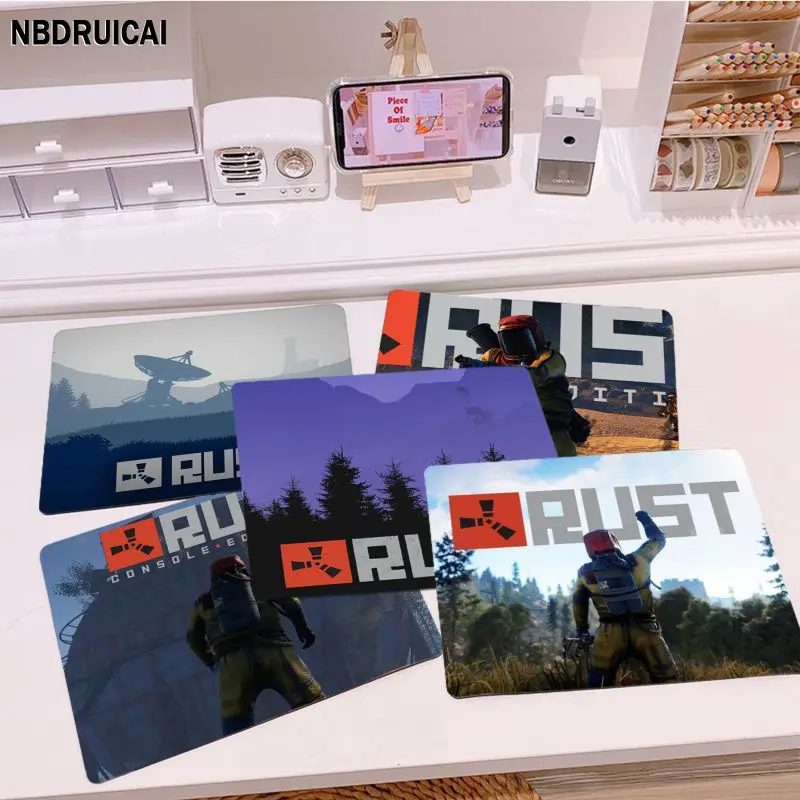 

Game Rust DIY Office Student Gaming Thickened Large Writing Pad Non-slip Cushion Mouse Pad For PC Mouse Carpet
