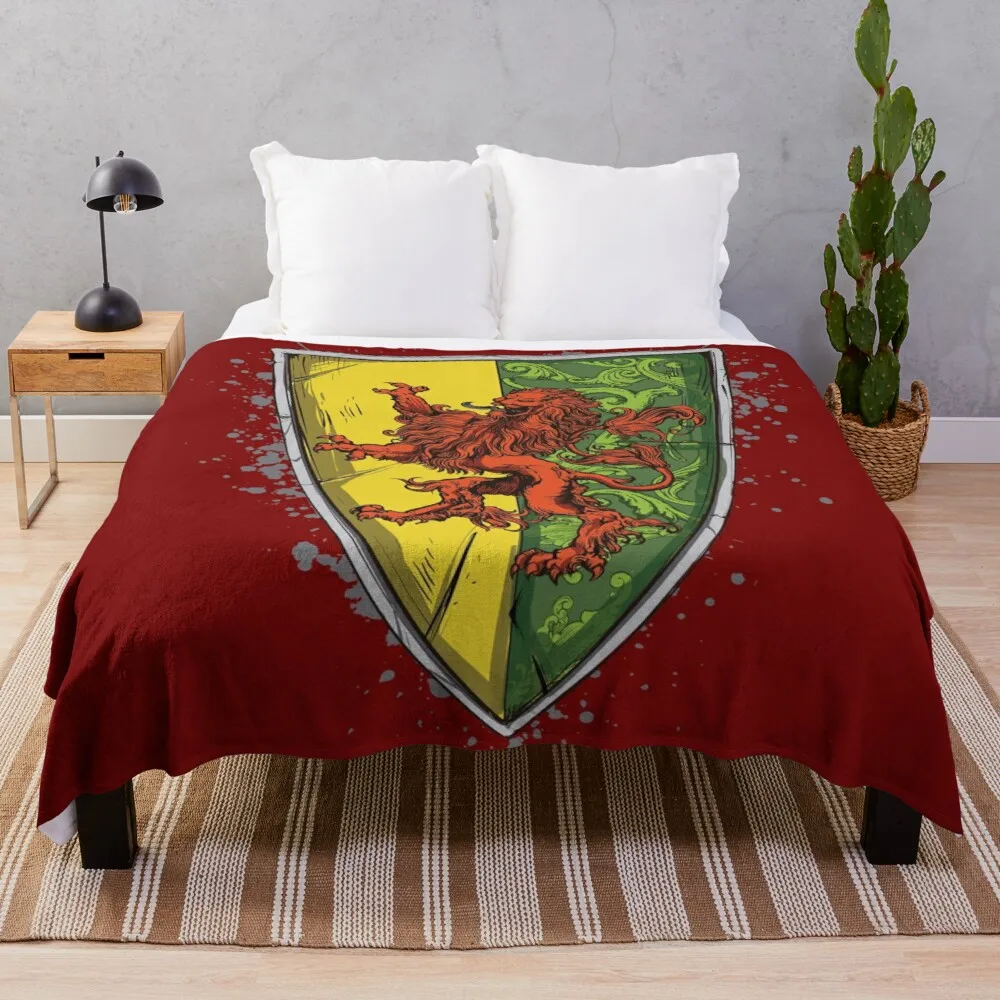 

William Marshal - Coat of Arms Throw Blanket hairy
