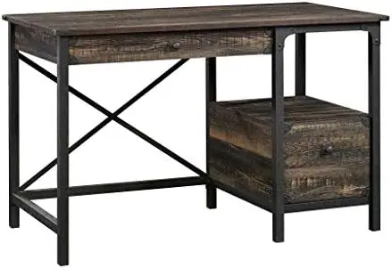 

River Desk, L 47.48" x W 23.47" x H 29.53", Carbon Oak Finish