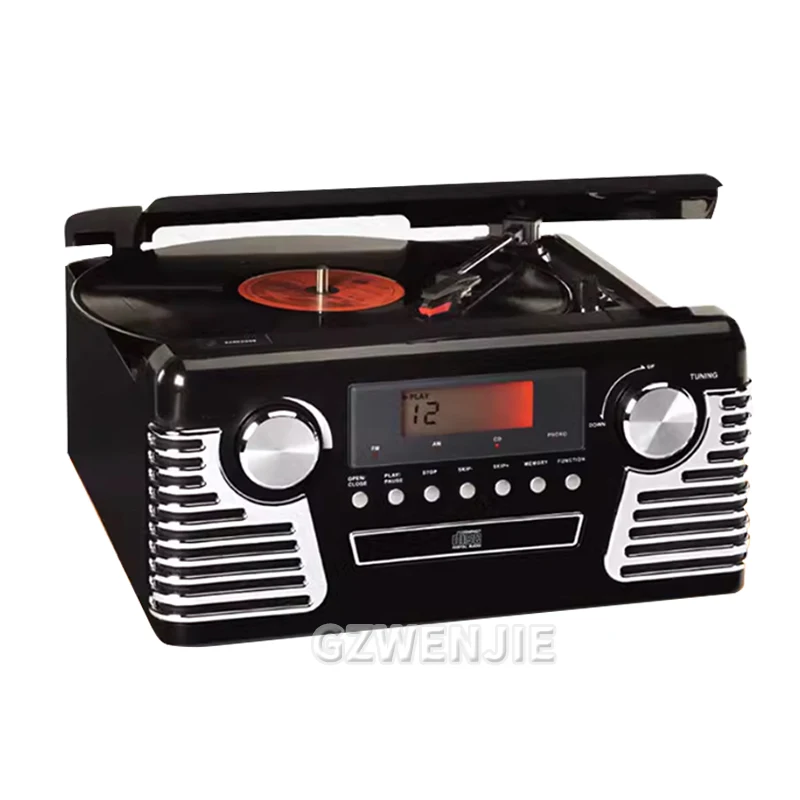 Домашняя аудиосистема AM FM-радио CD-плеер граммофонный проигрыватель магнитофон