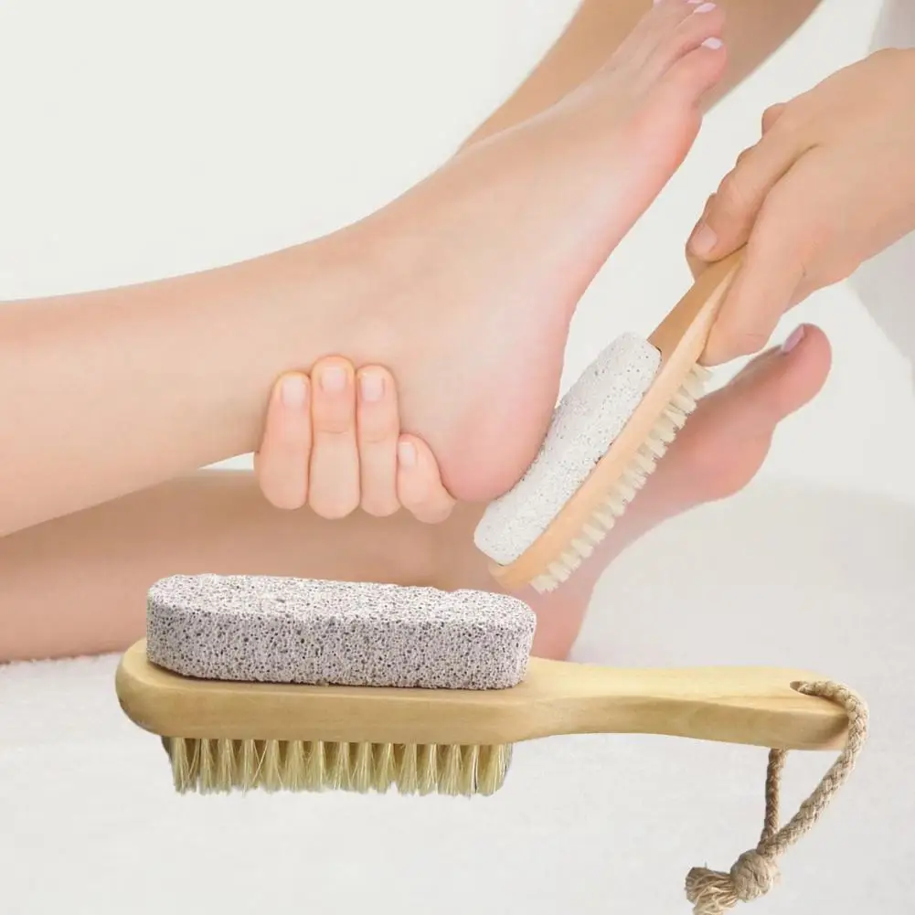 Мягкая безопасная пемза для удаления отшелушивания ручная щетка ног ванной
