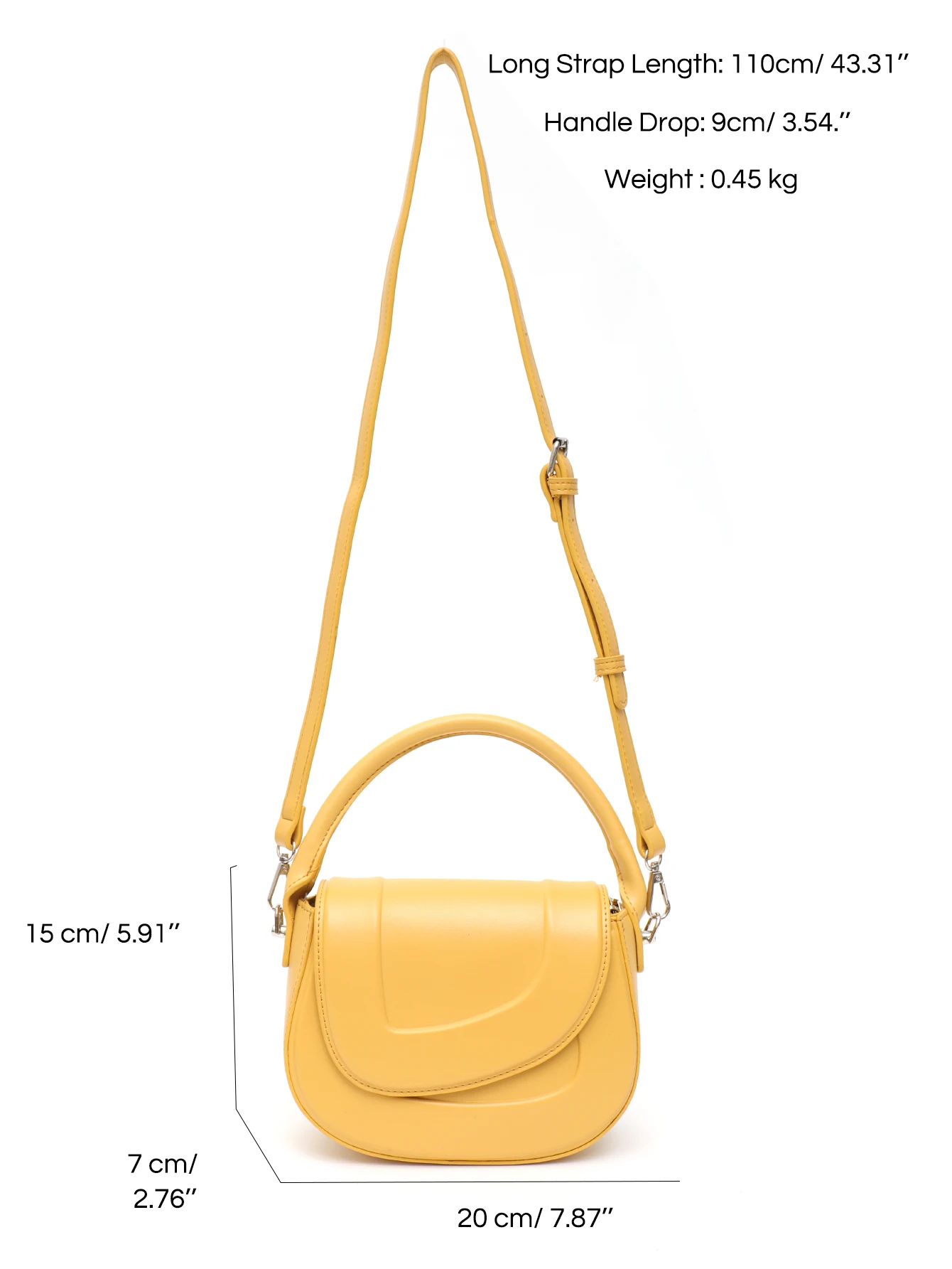 CEZIRA Women Brand Designer Saddle Bags PU Leather Top-Handle Flap Purse Minimalist Daily Casual Shoulder Cross Body Handbags