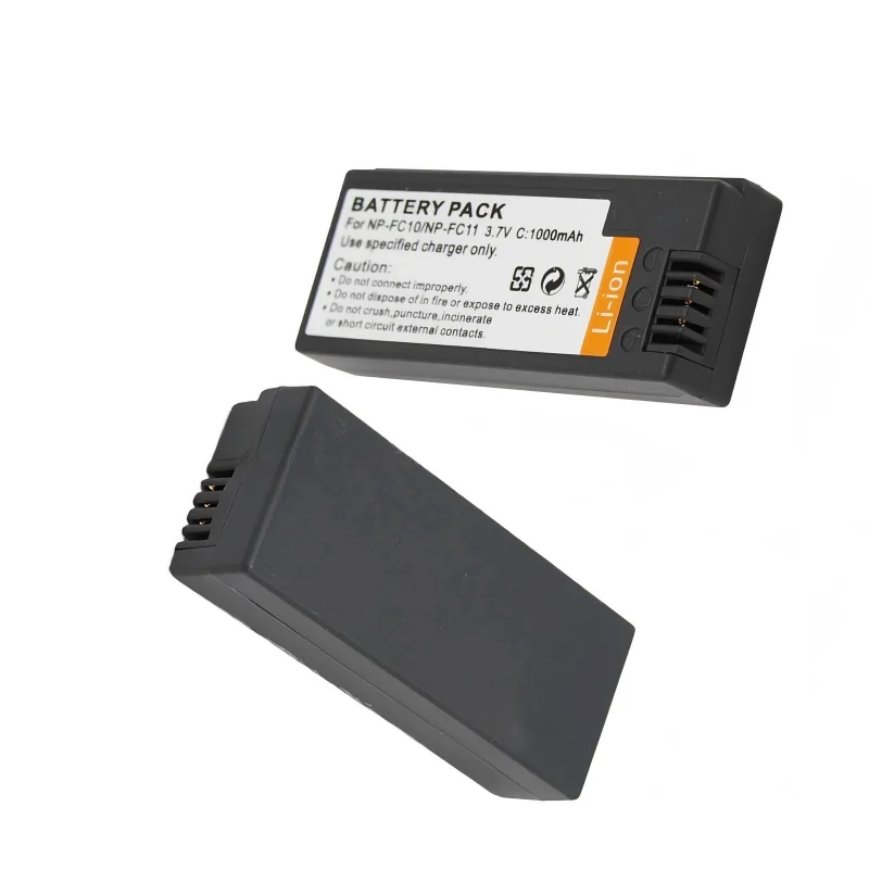 Фото Аккумулятор для камеры NP-FC10 NP-FC11 3.7V 1000mAh для SONY DSC-F77 F77E F77A FX77 P2 P3 P5 P7 P8 P8E P8S P8L P8R P9 P10 P10E+ с зарядным устройством №2