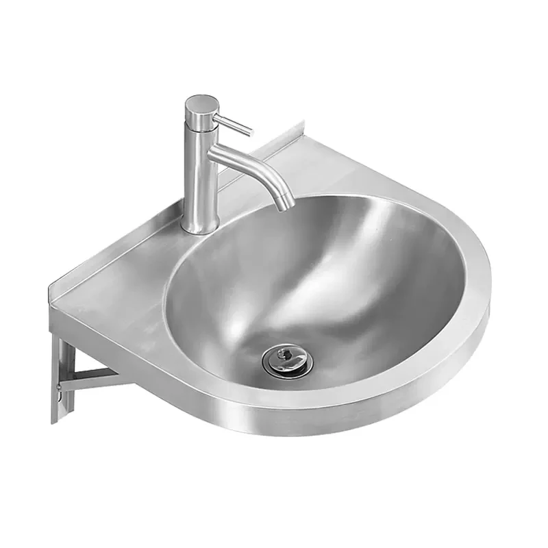 Настенная раковина из нержавеющей стали 304 для ванной комнаты кухонная с