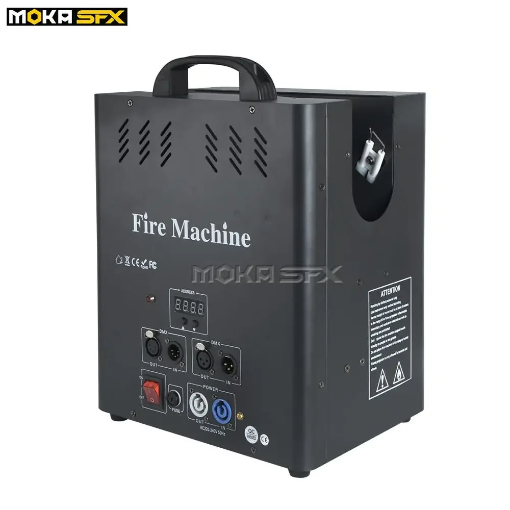 MOKA SFX 3-головочный DJ Flame Machine LPG Fire Projector DMX Control для спецэффектов Сценическое