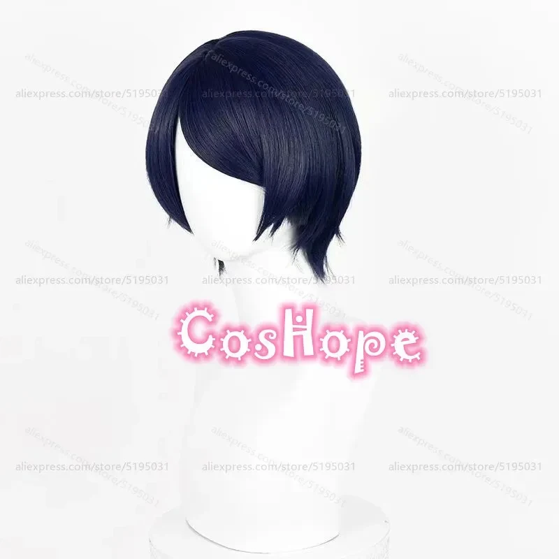 Парик FOX Yusuke Kitagawa, 30 см, короткий, сине-черный, для косплея, аниме, термостойкий, синтетический (art.: 3920dbac7142c) - 3920dbac7142c
