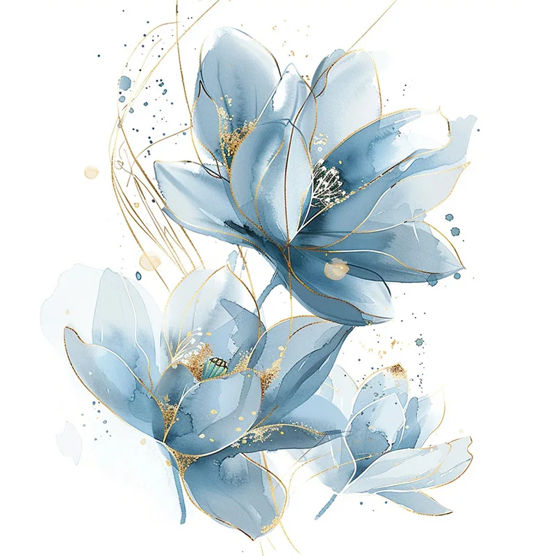 

C1141 # Наклейки на туалет с акварельными цветами, спальня, прихожая, гостиная, крыльцо, украшение дома, наклейки на стену, съемные наклейки