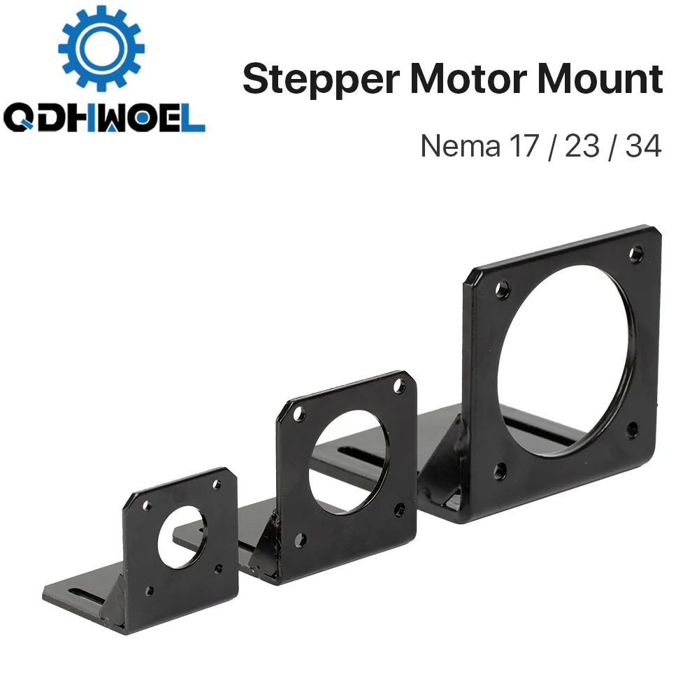 

Motor Base For NEMA17 NEMA23 NEMA34 Stepper Motor Aluminum Fixed Seat Fastener mounting Bracket Support