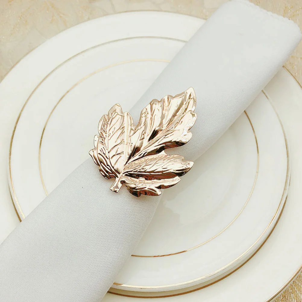 

3Pcs Elegant Napkin Ring Christmas Decorative Napkin Holders for Dinner