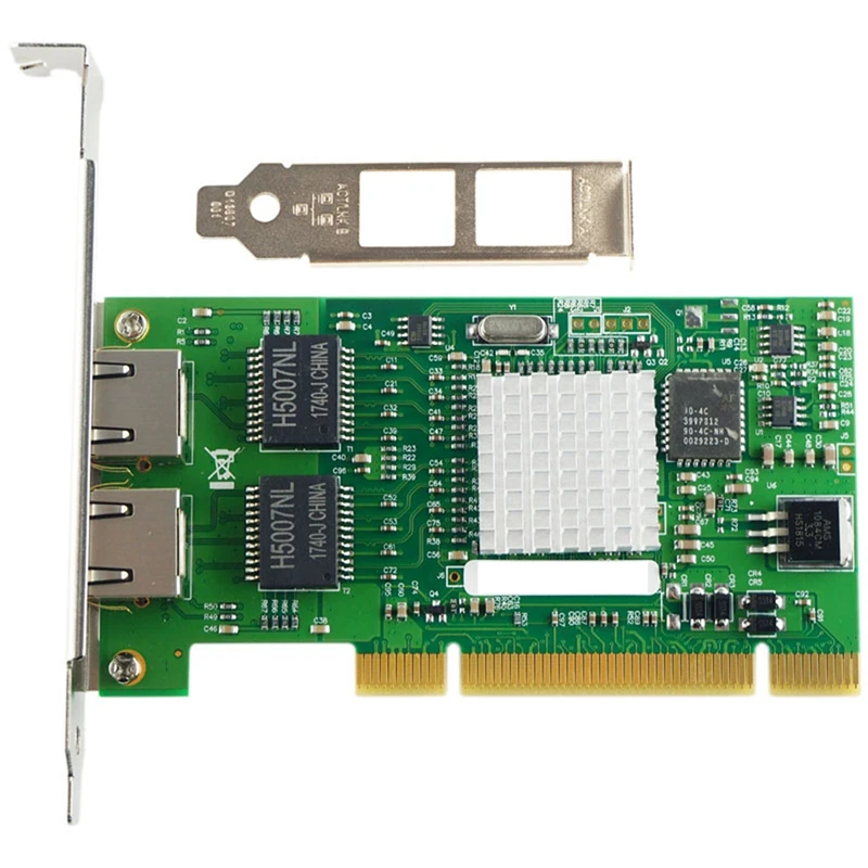 

Chipset 82546 Dual Port Gigabit 8492MT PCI Server Network Card 1000M RJ45 NIC Ethernet Desktop Adapter