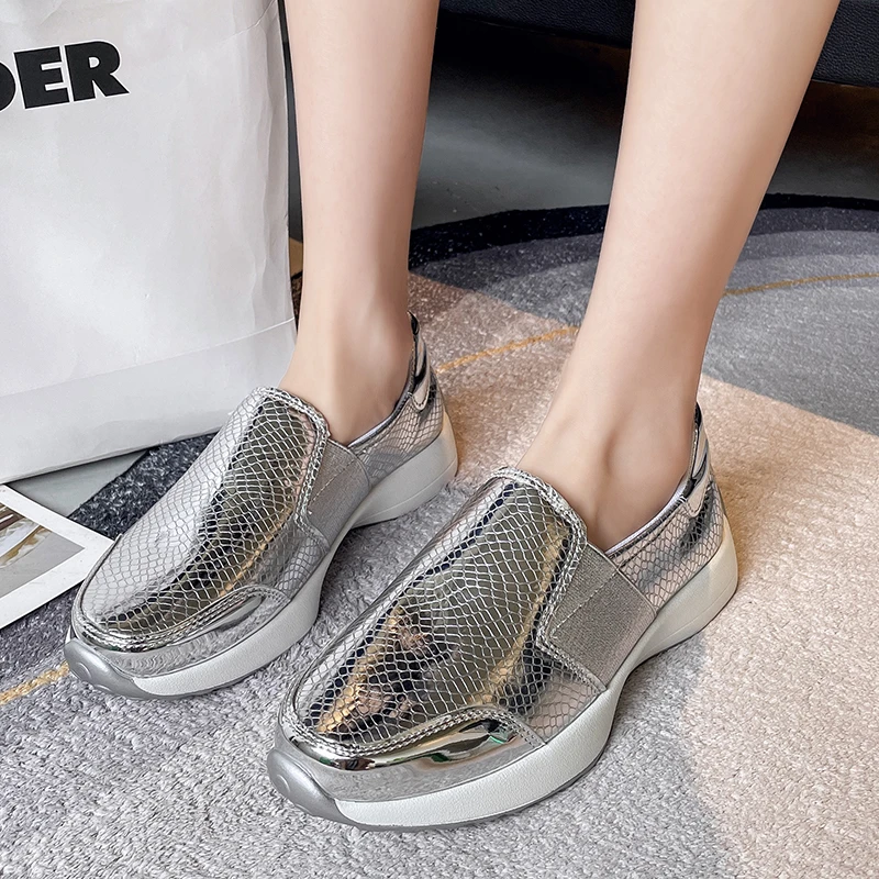 

Women's Vulcanize Shoes Fall New Women's Platform Wedge Sneakers Fashion Casual Running Shoes Designer Shoes Plataforma Mujer